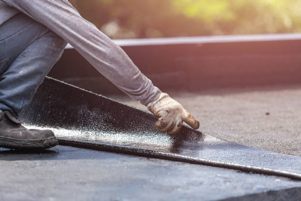 Professional Emergency Waterproofing technician working in Perry, OH